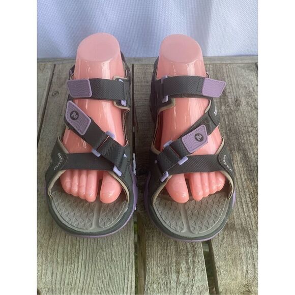 Merrell Tetrex Crest Strap Granite Purple Women Amphibious Shoes Sz 11 - Picture 2 of 10